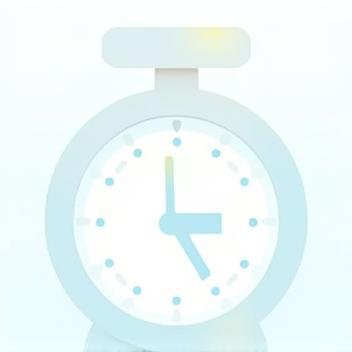 Illustration of a clock and schedule icon
